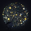 Projektor gwiazd nieba lampka nocna LED USB planetarium planety 12 dysków 360° timer