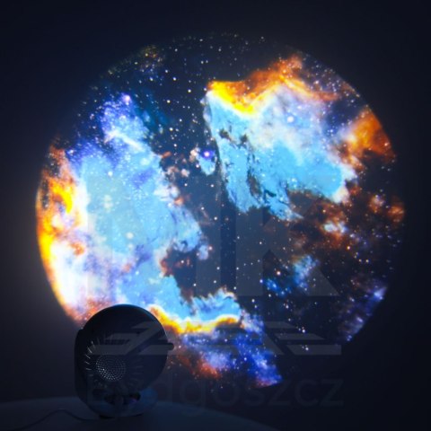 Projektor gwiazd nieba lampka nocna LED USB planetarium planety 12 dysków 360° timer Projektor gwiazd nieba lampka nocna LED USB planetarium planety 12 dysków 360° timer