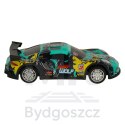 Samochód RC sportowy niebiesko-zielony