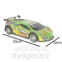 Samochód RC sportowy zdalnie sterowany na pilot auto wyścigowe drift z LED światłami zielony