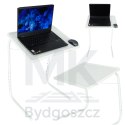 Stolik pod laptopa do laptopa stół wielofunkcyjny składany regulowany 69cm biały
