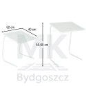 Stolik pod laptopa do laptopa stół wielofunkcyjny składany regulowany 69cm biały