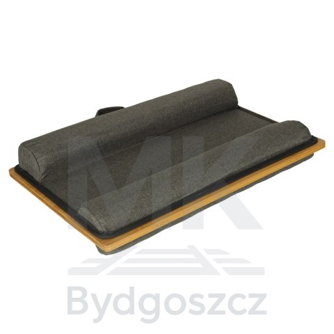Stolik pod laptopa przenośny taca do łóżka na kolana podstawka drewniany z poduszką Stolik pod laptopa przenośny taca do łóżka na kolana podstawka drewniany z poduszką