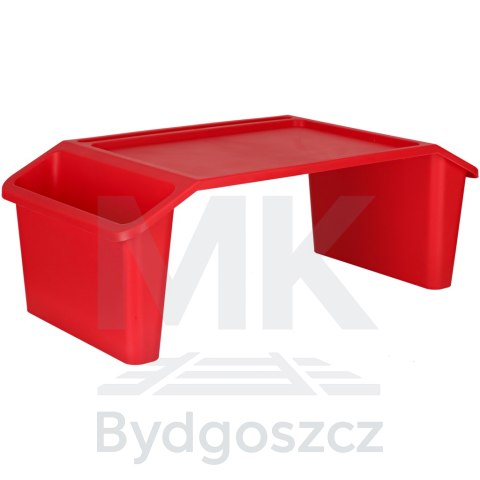Stolik pod laptopa z organizerem podróżny samochodowy dla dzieci z kieszeniami śniadaniowy podstawka przenośny stabilny czerwony Stolik pod laptopa z organizerem podróżny samochodowy dla dzieci z kieszeniami śniadaniowy podstawka przenośny stabilny czerwony