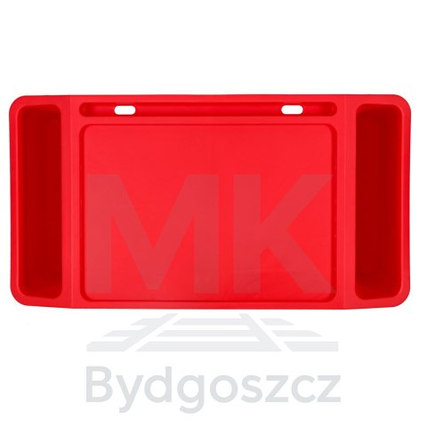 Stolik pod laptopa z organizerem podróżny samochodowy dla dzieci z kieszeniami śniadaniowy podstawka przenośny stabilny czerwony Stolik pod laptopa z organizerem podróżny samochodowy dla dzieci z kieszeniami śniadaniowy podstawka przenośny stabilny czerwony