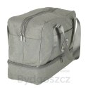 Torba podróżna bagaż podręczny do samolotu podróżna turystyczna pojemna uchwyt kieszenie 39x18x30 szara
