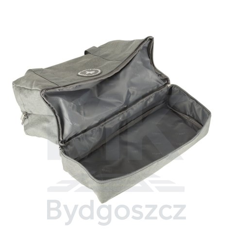 Torba podróżna bagaż podręczny do samolotu podróżna turystyczna pojemna uchwyt kieszenie 39x18x30 szara Torba podróżna bagaż podręczny do samolotu podróżna turystyczna pojemna uchwyt kieszenie 39x18x30 szara