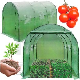 Tunel foliowy ogrodowy szklarnia na warzywa rośliny 3x2x2 m