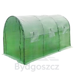 Tunel foliowy ogrodowy szklarnia na warzywa rośliny 3x2x2 m