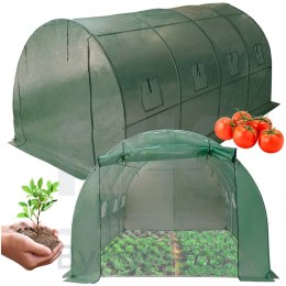 Tunel foliowy ogrodowy szklarnia na warzywa rośliny 4x3x2 m
