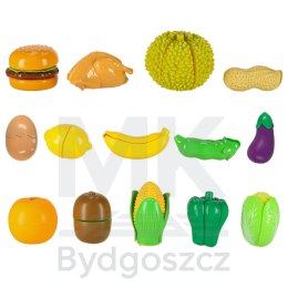 Warzywa owoce jedzenie do nauki krojenia pizza hamburger na rzep rzepy 36el.