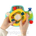 Zabawka interaktywna kierownica dla dzieci dziecka malucha do wózka symulator muzyka dźwięki niebieska