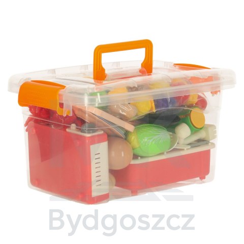 Zlew zlewozmywak dla dzieci kuchenka warzywa do krojenia 54 el Zlew zlewozmywak dla dzieci kuchenka warzywa do krojenia 54 el