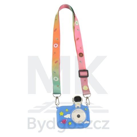 Aparat cyfrowy fotograficzny dla dzieci kamera zabawka + karta 32GB niebieski astronauta Aparat cyfrowy fotograficzny dla dzieci kamera zabawka + karta 32GB niebieski astronauta