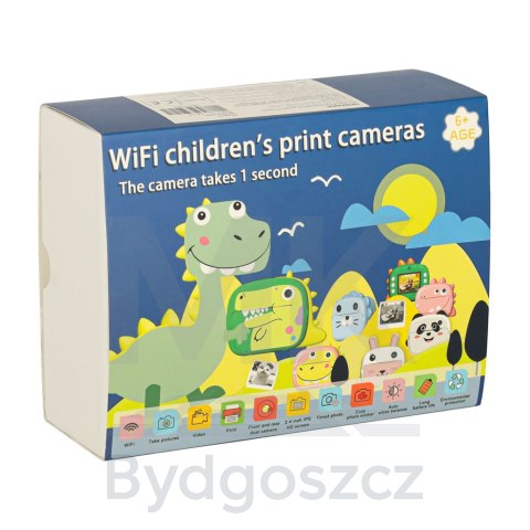Aparat fotograficzny natychmiastowy drukarka termiczna + wkłady karta 32GB panda Aparat fotograficzny natychmiastowy drukarka termiczna + wkłady karta 32GB panda