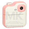 Aparat fotograficzny natychmiastowy drukarka termiczna + wkłady karta 32GB różowy