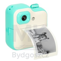 Aparat fotograficzny natychmiastowy drukarka termiczna + wkłady karta 32GB zielony