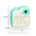 Aparat fotograficzny natychmiastowy drukarka termiczna + wkłady karta 32GB zielony