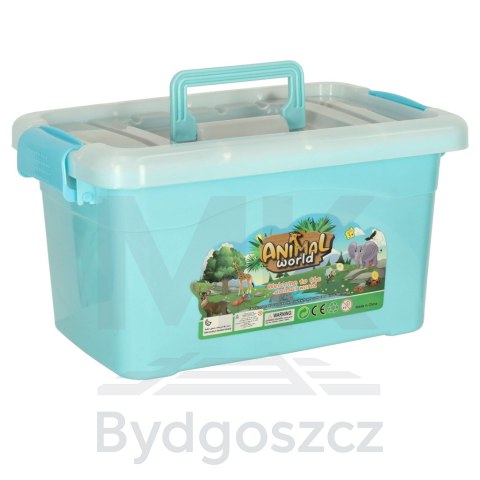 Figurki zwierząt zwierzęta zoo safari farma akcesoria skrzynka 59 el. Figurki zwierząt zwierzęta zoo safari farma akcesoria skrzynka 59 el.