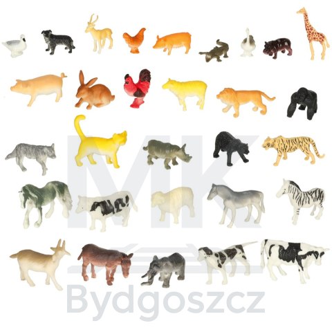 Figurki zwierząt zwierzęta zoo safari farma akcesoria skrzynka 59 el. Figurki zwierząt zwierzęta zoo safari farma akcesoria skrzynka 59 el.
