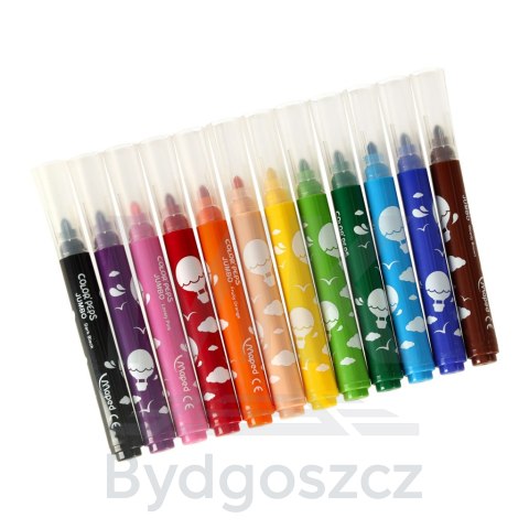Flamastry mazaki dla małych dzieci 1+ Maped 12 kolorów Flamastry mazaki dla małych dzieci 1+ Maped 12 kolorów