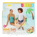 INTEX 59570 Kółko do pływania dla niemowląt koło pontonik dla dzieci dmuchany z siedziskiem leniwiec max 23kg 3-4lata