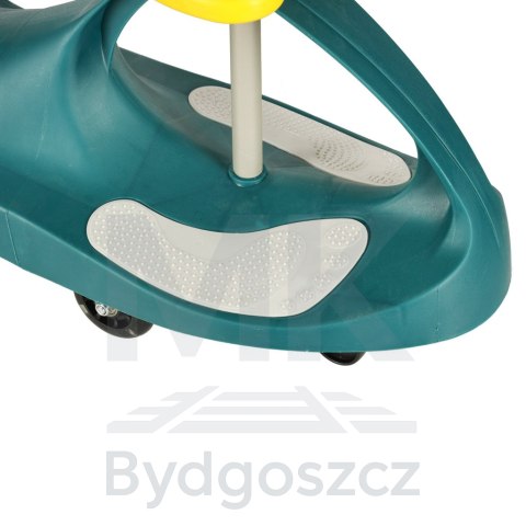 Jeździk grawitacyjny świecące koła LED butelkowy żółty Jeździk grawitacyjny świecące koła LED butelkowy żółty