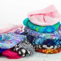 Maszyna do szycia krosno dziewiarskie 48-igłowa okrągła + 4 kłębki włóczki