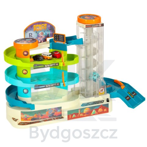Multifunkcyjny Tor samochodowy kosmiczny parking winda XXL 2w1 Multifunkcyjny Tor samochodowy kosmiczny parking winda XXL 2w1