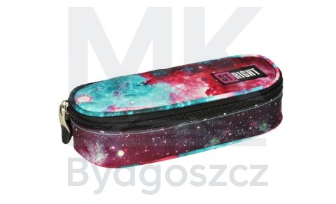 Piórnik szkolny jednokomorowy saszetka St. Right nebula Piórnik szkolny jednokomorowy saszetka St. Right nebula