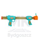 Pistolet na kulki karabin na piankowe naboje solidny dla dzieci gra 2w1 niebieski