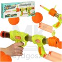 Pistolet na kulki karabin na piankowe naboje solidny dla dzieci gra 2w1 zielony