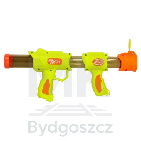 Pistolet na kulki karabin na piankowe naboje solidny dla dzieci gra 2w1 zielony Pistolet na kulki karabin na piankowe naboje solidny dla dzieci gra 2w1 zielony