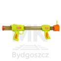 Pistolet na kulki karabin na piankowe naboje solidny dla dzieci gra 2w1 zielony
