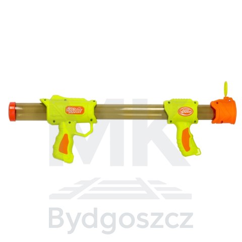 Pistolet na kulki karabin na piankowe naboje solidny dla dzieci gra 2w1 zielony Pistolet na kulki karabin na piankowe naboje solidny dla dzieci gra 2w1 zielony