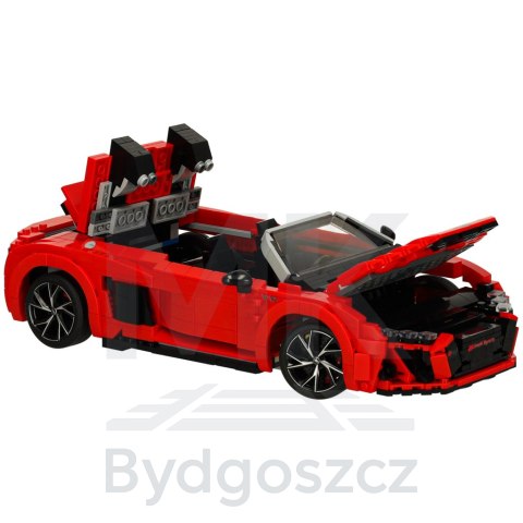 Samochód Rastar 93800 AUDI R8 Spyder 1:14 klocki 1440 el. Samochód Rastar 93800 AUDI R8 Spyder 1:14 klocki 1440 el.
