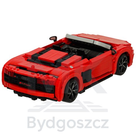 Samochód Rastar 93800 AUDI R8 Spyder 1:14 klocki 1440 el. Samochód Rastar 93800 AUDI R8 Spyder 1:14 klocki 1440 el.