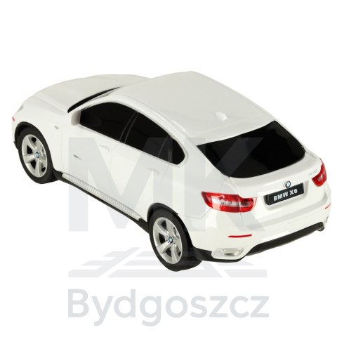 Samochód zdalnie sterowany Rastar 31700 BMW X6 1:24 biały Samochód zdalnie sterowany Rastar 31700 BMW X6 1:24 biały
