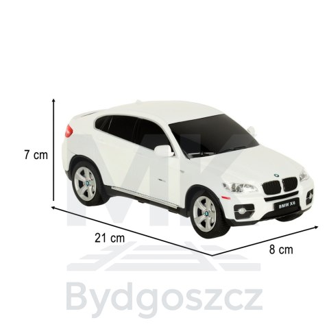 Samochód zdalnie sterowany Rastar 31700 BMW X6 1:24 biały Samochód zdalnie sterowany Rastar 31700 BMW X6 1:24 biały