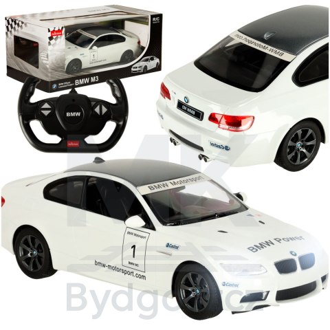 Samochód zdalnie sterowany Rastar 48000 BMW M3 1:14 biały