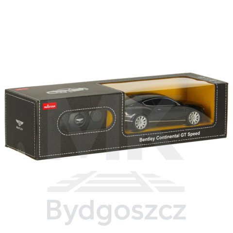 Samochód zdalnie sterowany Rastar 48600 Bentley Continental GT 1:24 czarny Samochód zdalnie sterowany Rastar 48600 Bentley Continental GT 1:24 czarny