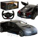 Samochód zdalnie sterowany Rastar 71010 BMW i8 1:14 otwierane drzwi czarny