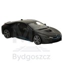 Samochód zdalnie sterowany Rastar 71010 BMW i8 1:14 otwierane drzwi czarny