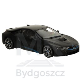 Samochód zdalnie sterowany Rastar 71010 BMW i8 1:14 otwierane drzwi czarny
