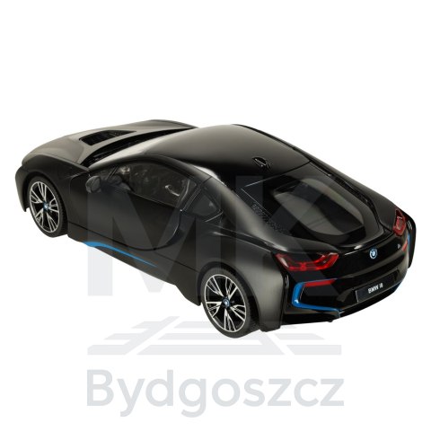 Samochód zdalnie sterowany Rastar 71010 BMW i8 1:14 otwierane drzwi czarny Samochód zdalnie sterowany Rastar 71010 BMW i8 1:14 otwierane drzwi czarny