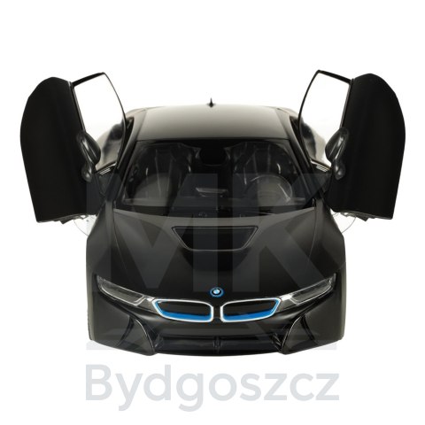 Samochód zdalnie sterowany Rastar 71010 BMW i8 1:14 otwierane drzwi czarny Samochód zdalnie sterowany Rastar 71010 BMW i8 1:14 otwierane drzwi czarny