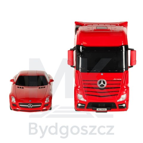 Samochód zdalnie sterowany Rastar 74920 Mercedes-Benz Actros 1:26 czerowny Samochód zdalnie sterowany Rastar 74920 Mercedes-Benz Actros 1:26 czerowny