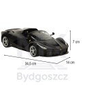Samochód zdalnie sterowany Rastar 75800 Ferrari LaFerrari Aperta 1:14 czarny