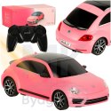 Samochód zdalnie sterowany Rastar 76200-4 Volkswagen Beetle-UV 1:24 różowy