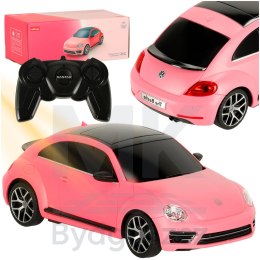 Samochód zdalnie sterowany Rastar 76200-4 Volkswagen Beetle-UV 1:24 różowy